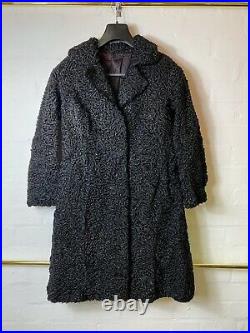Vintage wholesale astrakhan & wool coat mix x10