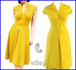 WHOLESALE BULK LOT OF 20 MIXED COLOUR SIZE 50'S Vintage Retro Dress dr043