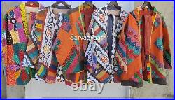 WHOLESALE Handmade Kantha Jacket Unique Cut Work Jacket Embroidery Kantha Jacket