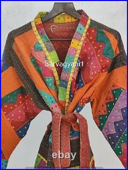 WHOLESALE Handmade Kantha Jacket Unique Cut Work Jacket Embroidery Kantha Jacket