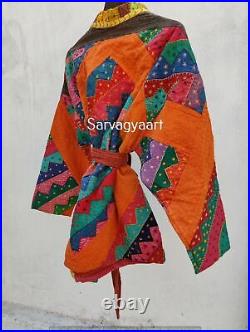 WHOLESALE Handmade Kantha Jacket Unique Cut Work Jacket Embroidery Kantha Jacket