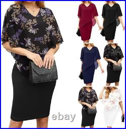 WHOLESALE JOBLOT Ladies Pencil Dress Loose Elegant Chiffon Cape X11 RRP £375