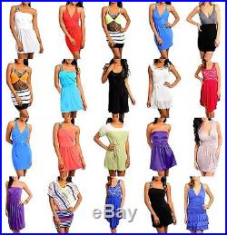 WHOLESALE LOT 40 Dresses BOHO HIPPIE SUMMER SUN DRESS SIZE CASUAL CLUB S M L XL