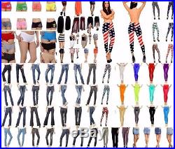 WHOLESALE LOTS 30 Pcs WOMEN Bottoms Jeans Pants Shorts Leggings Skirts S M L NEW
