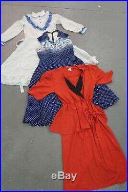 WHOLESALE VINTAGE DRESS MIX MIXED GRADE 70's 80's 90's X 50 CLEARANCE