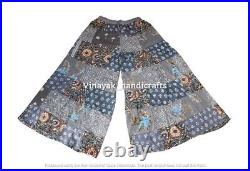 Wholesale 10 PC Rayon Patchwork Wide Leg Hippie Boho Gypsy Palazzo Pants Trouser