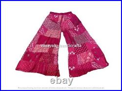 Wholesale 10 PC Rayon Patchwork Wide Leg Hippie Boho Gypsy Palazzo Pants Trouser