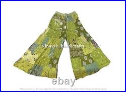 Wholesale 10 PC Rayon Patchwork Wide Leg Hippie Boho Gypsy Palazzo Pants Trouser