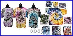 Wholesale 10Pc Indian Tie Dye Tshirt Beach Spiritual Yoga boho Hippie Uni Tshirt