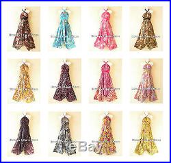 Wholesale 10pcs Versatile Halter Silk Multi Wear Women Scarf Maxi Long Dresses