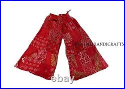 Wholesale 15 PC Rayon Patchwork Wide Leg Hippie Boho Gypsy Palazzo Pants Trouser