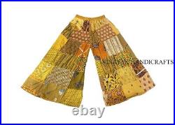 Wholesale 15 PC Rayon Patchwork Wide Leg Hippie Boho Gypsy Palazzo Pants Trouser