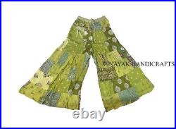 Wholesale 15 PC Rayon Patchwork Wide Leg Hippie Boho Gypsy Palazzo Pants Trouser