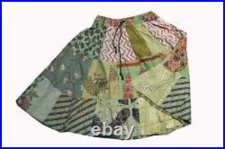 Wholesale 15PC Indian Rayon Patchwork Hippie Gypsy Boho Maxi Women's Mini Skirt
