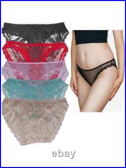 Wholesale 300 Sexy Basics Women's Nylon Lace Bikini Panties, Assorted Colors