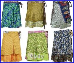 Wholesale 50 Lot short Mini Skirt Indian Women Wrap Bohemian Hippie Beach Skirt