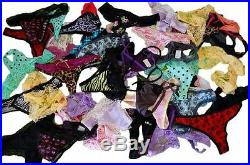 Wholesale 50 Womens Assorted Designs Thongs G-Strings Underwear #S Size SMALL