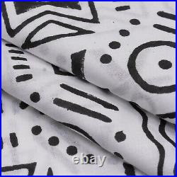 Wholesale Block Print Cotton Voile Fabric Sewing Womens Dress Material 20 Yard