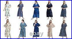 Wholesale Bulk Lot Of 10 Pcs Assorted V-neck Kaftan, Tunic Beachwear Long Caftan