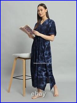 Wholesale Bulk Lot Of 10 Pcs Assorted V-neck Kaftan, Tunic Beachwear Long Caftan