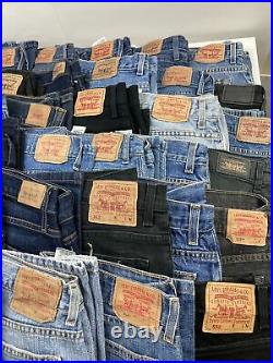 Wholesale Bulk lot of 30 Women's Levi's Jeans Grade A All sizes