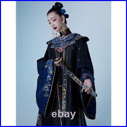 Wholesale Chinese Dress Gothic Cloud Gown Woven Golden Horse Skirt Hanfu Set