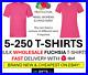 Wholesale-FUCHSIA-T-SHIRTS-Fruit-of-the-Loom-Plain-Cotton-Short-Sleeve-Bulk-lot-01-cav