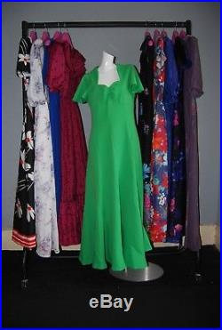 Wholesale JOB LOT 50 Vintage Dresses Maxi Mini & Midi Original 70s 80s 60s 50s