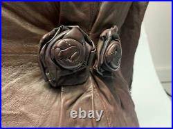 Wholesale Job Lot Ladies Black/Brown Real Leather Blazer Jacket, 6 Pieces