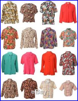 Wholesale Job Lot Vintage Womens Blouses and Shirts 60 units