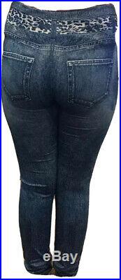 Wholesale Joblot 100 Pairs leggings sizes 4/6/8/10 Jean Print Stretch Waist