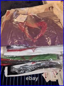 Wholesale Joblot Of Womens Clothes X 75 T-shirt Tops And Jeans Italian Designers