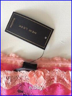 Wholesale Joblot Women New Look Pink Lace Brazilian Underwear Briefs 100pcs