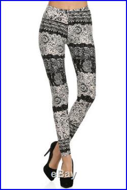 Wholesale Leggings Different Patterns One Size Soft Missy Teen 25 Pair In Lot