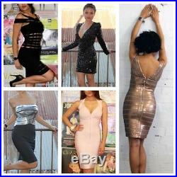 Wholesale Lot 10 NWT Sexy Bodycon Bandage Dresses Red Carpet Styles XS S M L