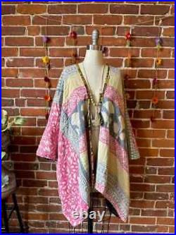 Wholesale Lot 10Pc Vintage Kantha Hand Made Cotton Long Jacket Indian Women Coat