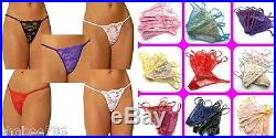 Wholesale Lot 120 Women Underwear G-String Thongs Panties T-Back LINGERIE New