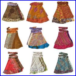 Wholesale Lot 20 PC Indian Vintage mini skirt Women Printed Bohemian skirt