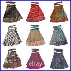 Wholesale Lot 20 PC Indian Vintage mini skirt Women Printed Bohemian skirt