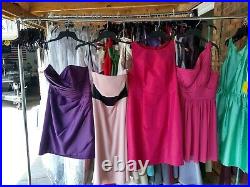 Wholesale Lot 24 Women's Short Bridesmaid Formal Party Gown Dress Namebrand