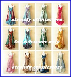 Wholesale Lot 25pcs Vintage Silk Magic Wrap Skirt Halter Tube Maxi Dress +DVD