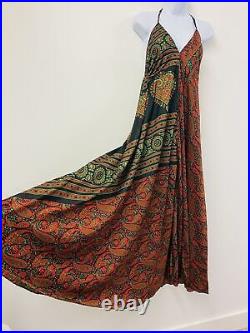 Wholesale Lot 30 PC Indian Women Dress Free Size Women Maxi Assorted Silk