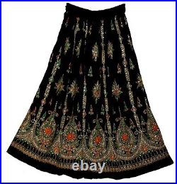 Wholesale Lot 5 Pc 4XL-6XL Plus Size Indian Ethnic Sequin Skirt For Women Boho