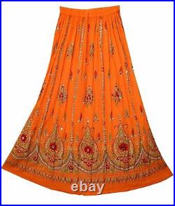 Wholesale Lot 5 Pc 4XL-6XL Plus Size Indian Ethnic Sequin Skirt For Women Boho