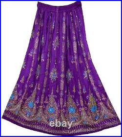 Wholesale Lot 5 Pc 4XL-6XL Plus Size Indian Ethnic Sequin Skirt For Women Boho