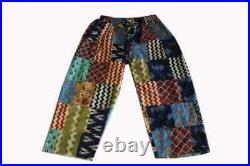 Wholesale Lot Cotton Patchwork Palazzo Pants/ Wide Leg Pants/ Boho Hippie Pants