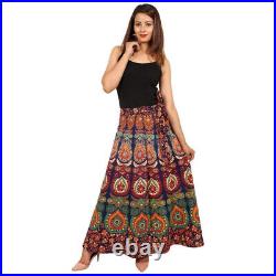 Wholesale Lot Hippie Skirts Indian Women Wrap Around Skirt Cotton Bohemian Gypsy