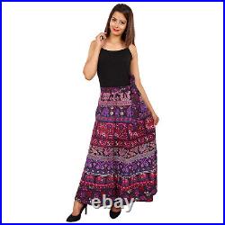 Wholesale Lot Hippie Skirts Indian Women Wrap Around Skirt Cotton Bohemian Gypsy