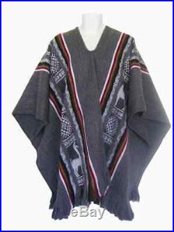 Wholesale Lot Of 10 Beautiful & Warm Alpaca Wool Poncho Otavalo