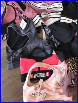 Wholesale Lot Of 100 Victoria's Secret Pink Sport Bras Bralettes NEW NWT S XS